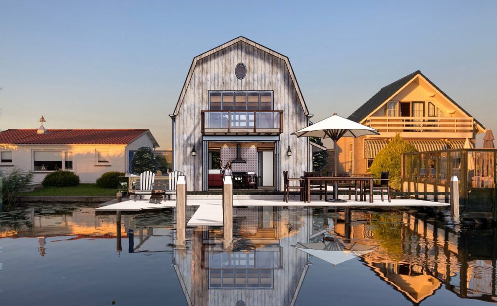 Woonhuis in Oud Ade aan het Vennemeer ontworpen door Studio Tobias architect